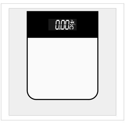 China 180kg Custom Glass Bathroom Scale Digital Bariatric Modern Reliable Bathroom Scale SS-2013-Simplicity for sale