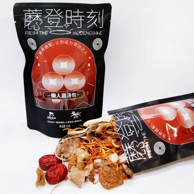 China Great Price Delicious Mushroom Soup Dry Healthy Organic Bag With Eight Ingredients for sale