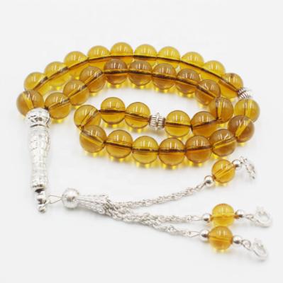 China Muslim Islamic Prayer Beads 33 Prayer Beads Pilgrimage Services Tezbiha Glass Beads Rosary for sale