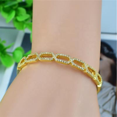 China Women Bracelet 2021 Fashion Jewelry Watch Adjustable Size Gold Plated Stainless Steel Women Bracelet for sale