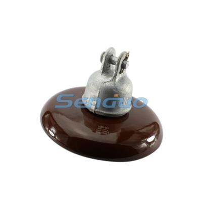 China Ceramic Disc Suspension ANSI 52-4 High Voltage Overhead Line 70kN Insulator for sale