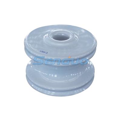 China ANSI 53-4 High Voltage Porcelain Ceramic Coil Insulators for sale