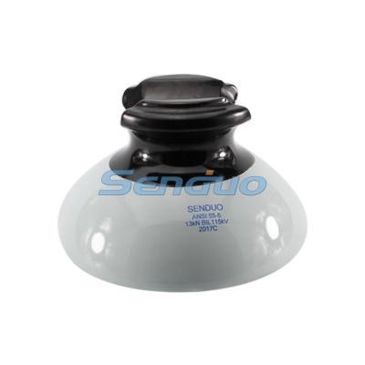 China ANSI Standard 55-5 11kV Cheap Pin Type Ceramic Insulator From China for sale