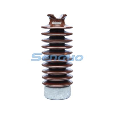 China 33KV High Voltage ANSI 57-4 Ceramic Line Post Insulator For High Voltage for sale