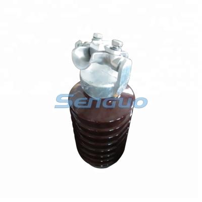 China High Voltage ANSI 57-13 Ceramic Line Post Insulator With Fixture for sale