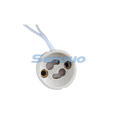 China Screw halogen gu10 electric lamp socket for hot sale for sale