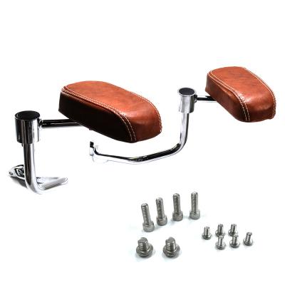 China Motorcycle Passenger Armrest Motorcycle Armrest Passenger Armrest For INDIAN Roadmaster Plated Pass 2014 2015 2016 2017 2018 2019 2020 2021 Chrome Plated Brown for sale