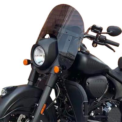 China PC Motorcycle Windshield Front Windscherm Wind Deflector For Vintage 2020-2021 INDIAN Chief Chief Dark Horse Classic for sale