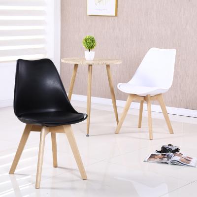 China Buy Price Modern Cheap Modern Classic Design Room Furniture Upholstered Restaurant Leather Wood Legs Plastic Dining Chair For Sale for sale