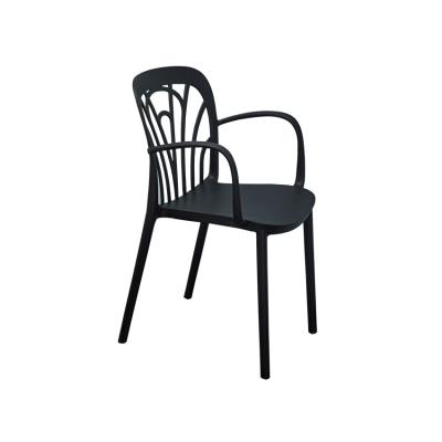 China Classic Design Manufacturer Dining Seat Plastic Chairs With Handle for sale