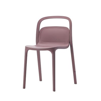 China Contemporary Fenglian Dining Furniture Plastic Famous Restaurant Design Stackable Chair With Cheap Price for sale