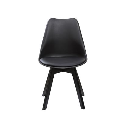 China New Design Hot Selling Padded Leisure Plastic Leg Tulip Dining Chair For Home for sale