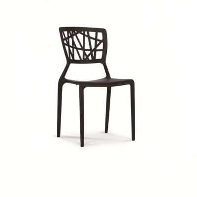 China Business Designed Fashion High Density Plastic Stacking All Outdoor Plastic PP Hotel Dining Chair for sale