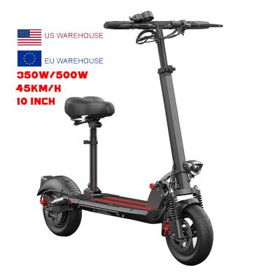 China 2022 New Style 48v/500w 17.5ah 10 Inch Unisex EU Warehouse Off Road Electric Scooter For Adults for sale