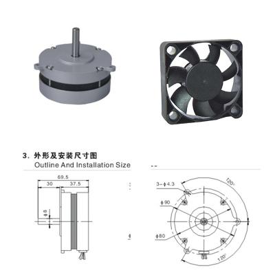 China Totally Enclosed External Rotor BL62 Series for sale