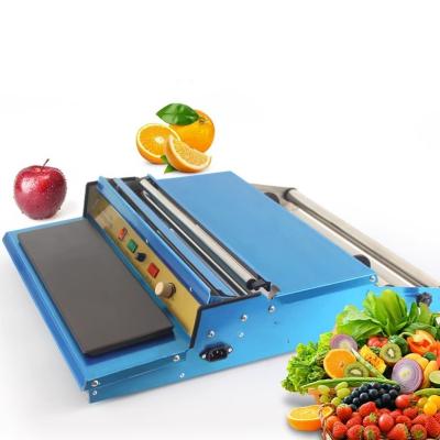 Cina 220V/50HZ Mini Plastic Stretch Cling Film Hand Wrapper Sealing Machine per frutta alimentare in vendita