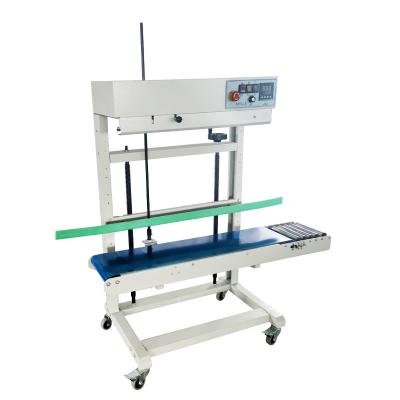 China 50kg Max Load Weight Continuous Band Sealer FR-1120L Vertical Heavy Load Plastic Sealer for sale