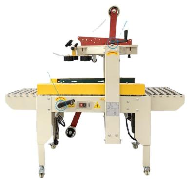 China 80*90mm Minimum Sealing FXC-4030 Semi Automatic Left And Right Drive Carton Sealer Case Sealing Machine for sale