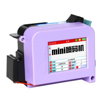 China Mini Handprinter Cij Inkjet-Drucker für Kunststoffholz Papier Glasverpackung Code Druck zu verkaufen