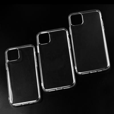 China High quality clear soft fluorescent tpu phone case for iphone 11 pro max tpu shockproof case custom design for iphone 12 12 pro max for sale