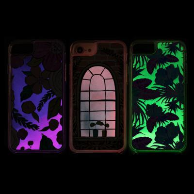 China Neon Phone Case Factory For Apple , Special Glow In The Dark Liquid Phone Case For iPhone For iPhone for sale