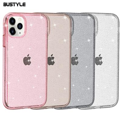 China Luxury Beautiful Fashion Glitter Instant Sparkle Scratchproof Foil Hard Bling Bling Cell Phone Cover Case For Iphone 11 pro Max For Women Girl for sale