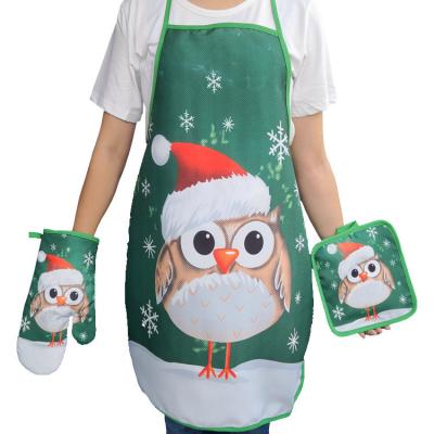 China Wholesale Unique Design Kitchen Apron Nail Polish Women Flowers Printed Sleeveless Aprons For Women Men Home Cleaning Tools 58*68cm for sale