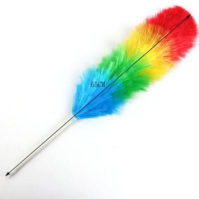 China Household Cleaning New Style Rainbow Color PP Plastic Flexible Synthetic Cloth With White Handle for sale