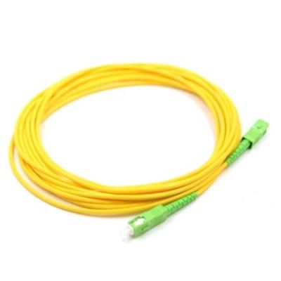 China 1 Number of Conductors SC/APC-SC/APC G657A1 Simplex Jumper 2m Fiber Optic Patch Cord for sale