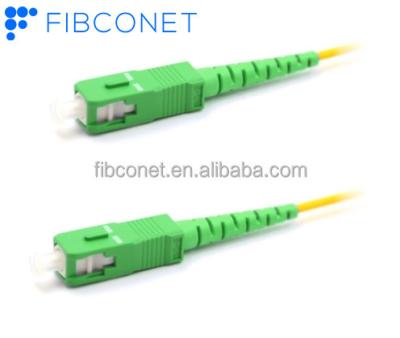 China FTTH Sc APC G657 G652 Cable de parche de fibra óptica simplex de cable óptico 8 12 24 núcleo en venta