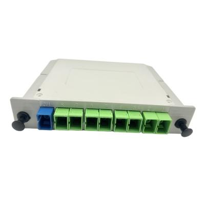 Chine 1x8 Fibre Splitter PLC Box 1 8 SC/APC contrôleur programmable FTTH 1x8 Box PLC Splitter à vendre