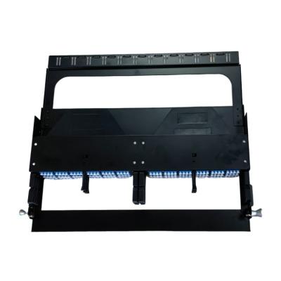 China 19 polegadas 1U 96 Port Open Rack Mount MPO Patch Panel 144 Core Fibra Desmontável ODF à venda