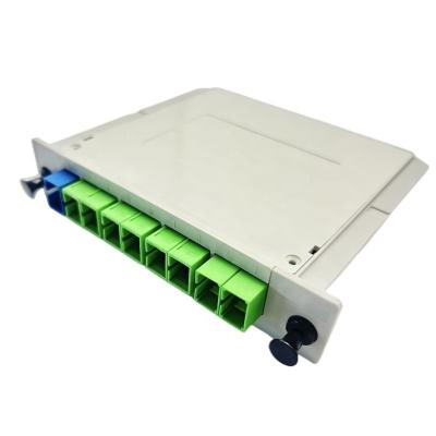 China SC APC G657A1 G657A2 Fiber Optic Plug-In Cassette PLC Splitter for Stable Performance for sale