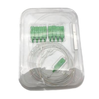 China 2 núcleo Mini 1X2 1X16 PLC Fibra Splitter en SC / FC / LC / ST APC UPC Mini UPC Fibra Plc Splitter en venta