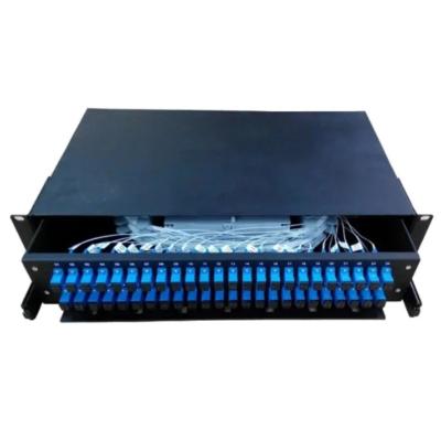 China Alta perda de retorno 12/144 Core Sc/FC/St/LC UPC Rack Mount Tipo Fibra Óptica ODF à venda