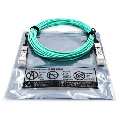 China 25Gbps SFP28 SFP Ethernet Data Center 70m Om3 100m Om4 Cordón de parche Aoc para -30 a 0dBm en venta