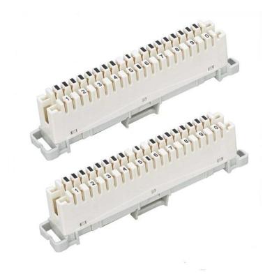 China Krone Strip Module LSA PLUS Bedrading Terminal Module 10 Paren voor 3G-netwerk Chinese levering Te koop