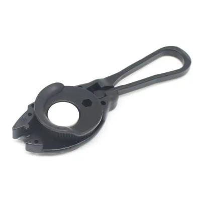 China Introducing Cable Lines FTTH Circular and Flat Cable Accessories Suspension Clamp Cable Clamp for sale