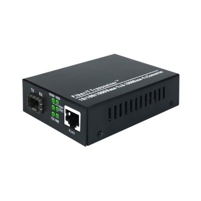 China Packet Forwarding Rate 4.32 Mpps Media Converter for 10/100M Single Fiber Network for sale