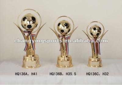 China China soccer trophy, soccer ball trophy, plastic trophy cup for sale