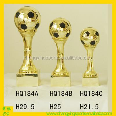 China China Plastic Soccer Trophy Soccer Ball Trophy Cup Sports Trophies HQ184/185 for sale