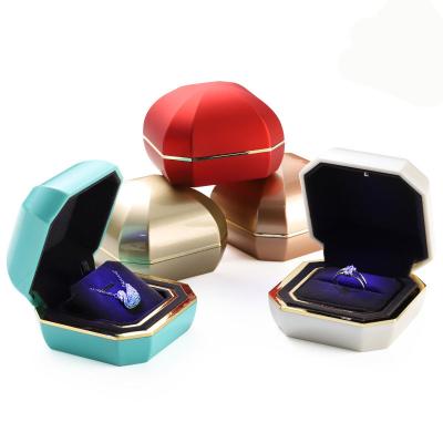 China Eco-Friendly Jewelry Packaging Box Ring Earring Necklace Box Led for sale