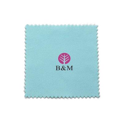 China Wholesale Jewelry Wrapping Suede Jewelry Cleaning Cloth With Customized Logo for sale