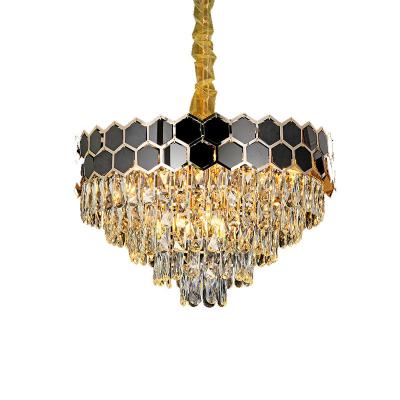 China Crystal Modern Hotel Chandeliers Indoor Lighting Chandelier Pendant Led Lighting For Living Room for sale