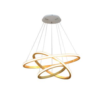 China Modern Design Modern Decor Round LED Chandelier Living Room Circle Pendant Lighting For Home Indoor for sale