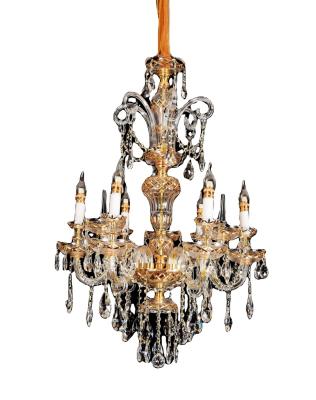 China Large Quality Modern European Gold Size Traditional Maria Theresa Crystal Chandelier For Hotel Project for sale