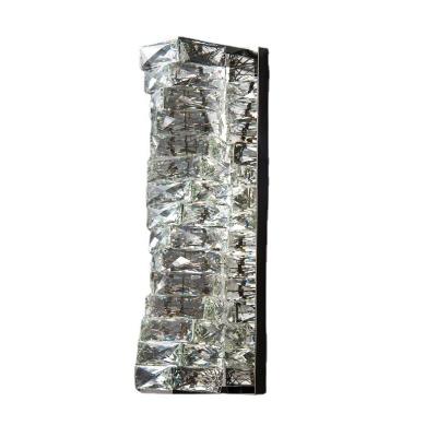 China Modern Zhongshan Iwork Lighting Hot Sales Indoor Modern Luxury Bedroom High Quality Hallway Crystal Wall Lamp Light for sale