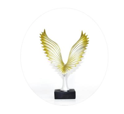 China Worlwide Resin Craft European Creative Decorations Resin Angel Wings Craft Resin Angel Wings Craft Wings Sculpture for sale