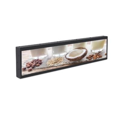 China 19inch continental margin lcd show digital signage media player stretched bar type lcd display 19.1 inch for sale