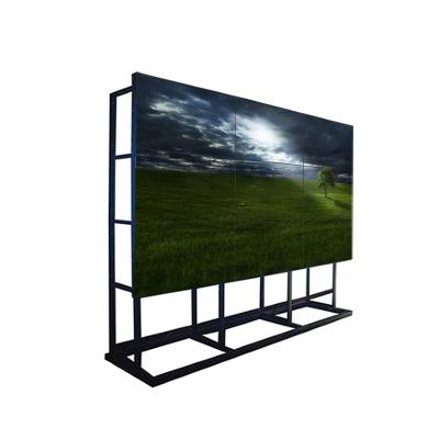 China Smart Large Size 3x3 LCD Video Wall TV Display Indoor / Outdoor Waterproof Seamless LCD Video Wall for sale